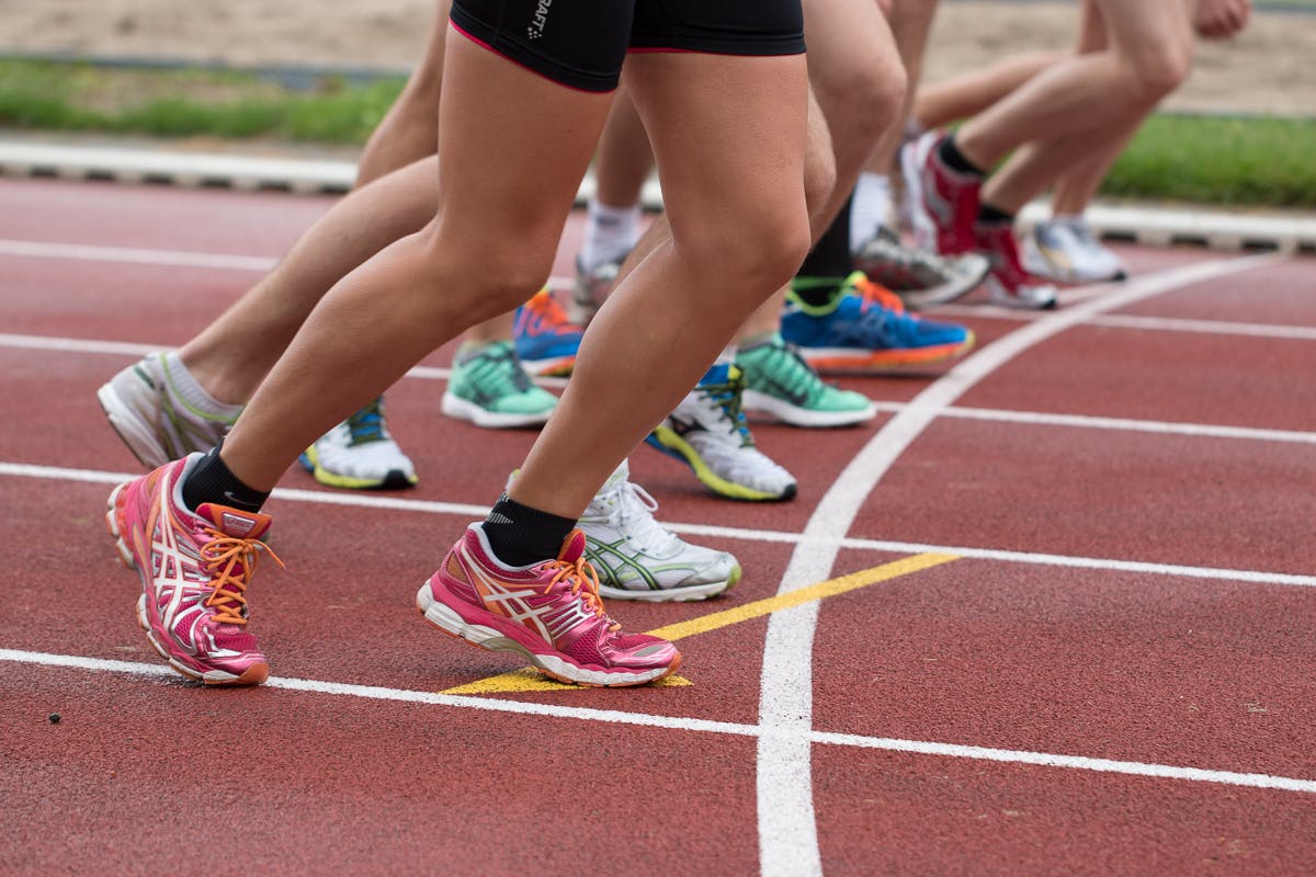 Runner with optimal stride length